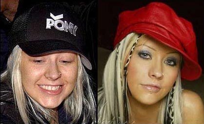 vla lé stars sans maquillage tro laide!!